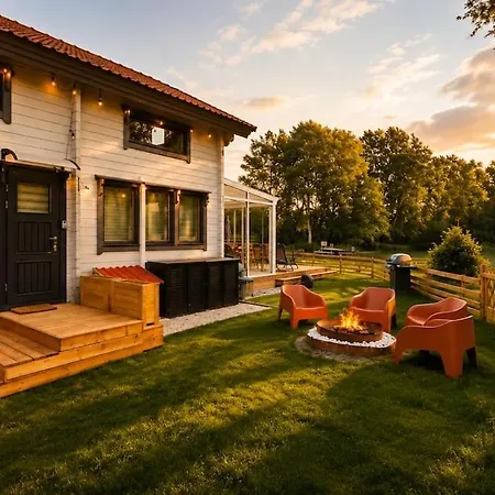 Le Tresor De L'etang - Veranda, Brasero & Relaxation Domek alpejski